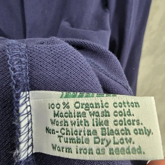 Criquet 1/4 Zip Pullover Mens XXL Navy Blue Organic Cotton Pique Pocket Sweater - Picture 6 of 8